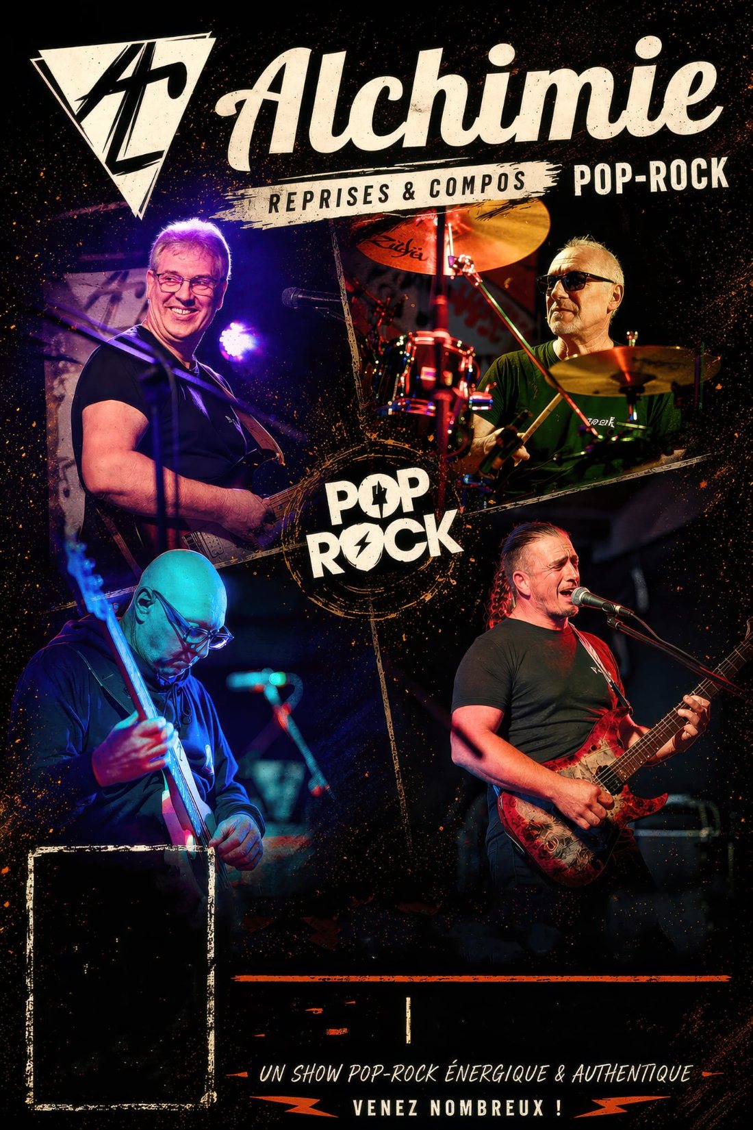 Alchimie poster — pop-rock show